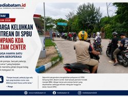 Warga Keluhkan Antrean di SPBU Simpang KDA Batam Center, Diduga Hanya Satu Pompa Beroperasi