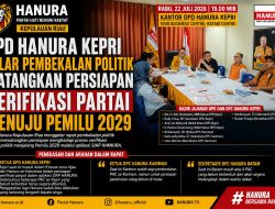 DPD Hanura Kepri Gelar Pembekalan Politik,Matangkan Persiapan Verifikasi Partai Menuju Pemilu 2029