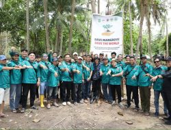 Amsakar Ahmad Mengajak Mahasiswa Menanam Mangrove