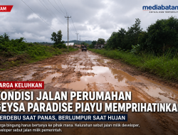 Warga Keluhkan Kondisi Jalan Perumahan Geysa Paradise Piayu, Berdebu Saat Panas dan Berlumpur Saat Hujan