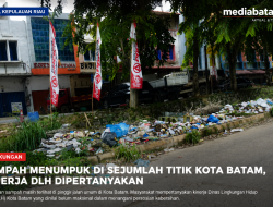 Sampah Menumpuk di Sejumlah Titik Kota Batam, Kinerja DLH Dipertanyakan