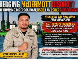 Dredging McDermott Disorot.Titik Dumping Dipersoalkan: KSOP dan PSDKP Bersebrangan