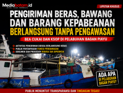 PENGIRIMAN BERAS, BAWANG & BARANG KEPABEANAN DI BAGAN PIAYU DISOROT