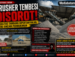 CRUSHER TEMBESI DISOROT: LEGALITAS DIPERTANYAKAN, DEBU MENGANCAM PERMUKIMAN