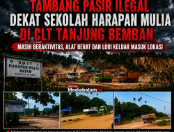 Aktivitas Tambang Pasir Dekat Sekolah Harapan Mulia CLT Tanjung Bemban Disorot, Alat Berat dan Lori Diduga Masih Beroperasi
