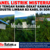 Panel Listrik Misterius Di Tengah Rawa Dekat Kawasan Industri B3 Kabil Disorot, Publik Pertanyakan Pungsi Dan Legalitas