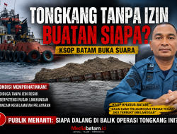 Tongkang Batu Bara CSF 2701 Bocor dan Kandas di Pulau Dedap, Penangganan Tunggu Proses Salvage