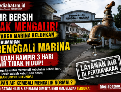 HAMPIR 3 HARI AIR BERSIH TAK MENGALIR, WARGA PERUMAHAN RENGGALI MARINA KELUHKAN PELAYANAN AIR BATAM
