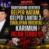Bareskrim Gerebek Gelper Batam, Gelper Lantai 3 Swalayan Oriental Karimun Jalan Terus